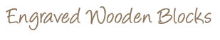 Wooden Blocks